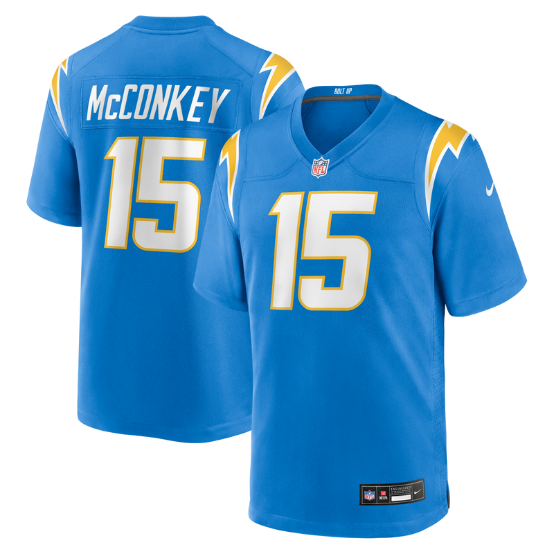 Los Angeles Chargers Ladd McConkey jersey – view 1