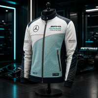 Paddock Calm - AMG Teal and White Panel Jacket - main