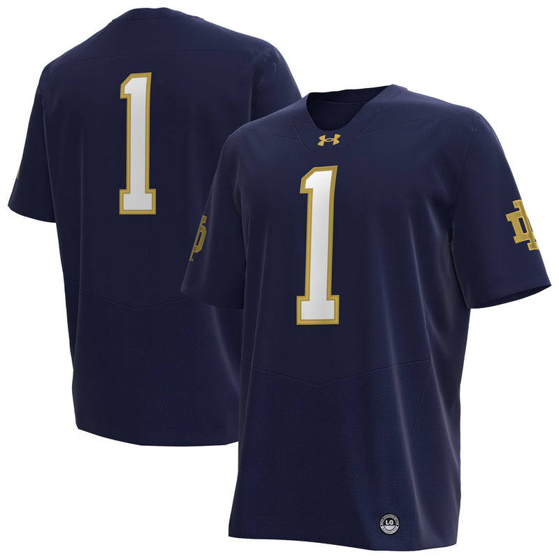 Notre Dame Fighting Irish Navy jersey – view 1