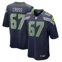 Seattle Seahawks Charles Cross Navy jersey – view 1