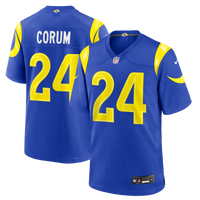 Los Angeles Rams Blake Corum Royal jersey – view 1