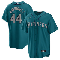 Seattle Mariners Julio Rodríguez Teal jersey – view 1