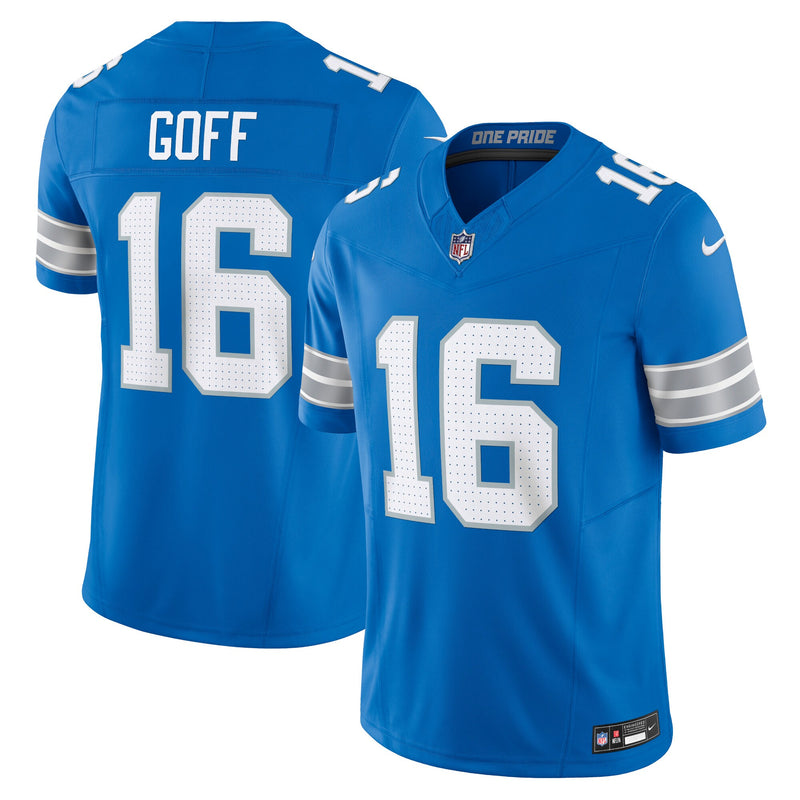 Detroit Lions Jared Goff Blue jersey – view 1