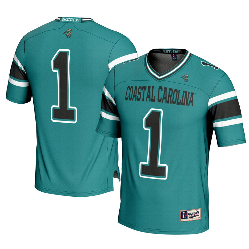 Coastal Carolina Chanticleers Teal jersey – view 1