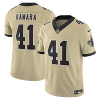 New Orleans Saints Alvin Kamara Gold jersey – view 2