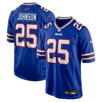 Buffalo Bills Ty Johnson Royal jersey – view 1