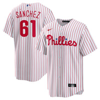 Philadelphia Phillies Cristopher Sanchez White jersey – view 2