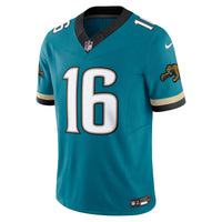 Jacksonville Jaguars Trevor Lawrence Teal jersey – view 3