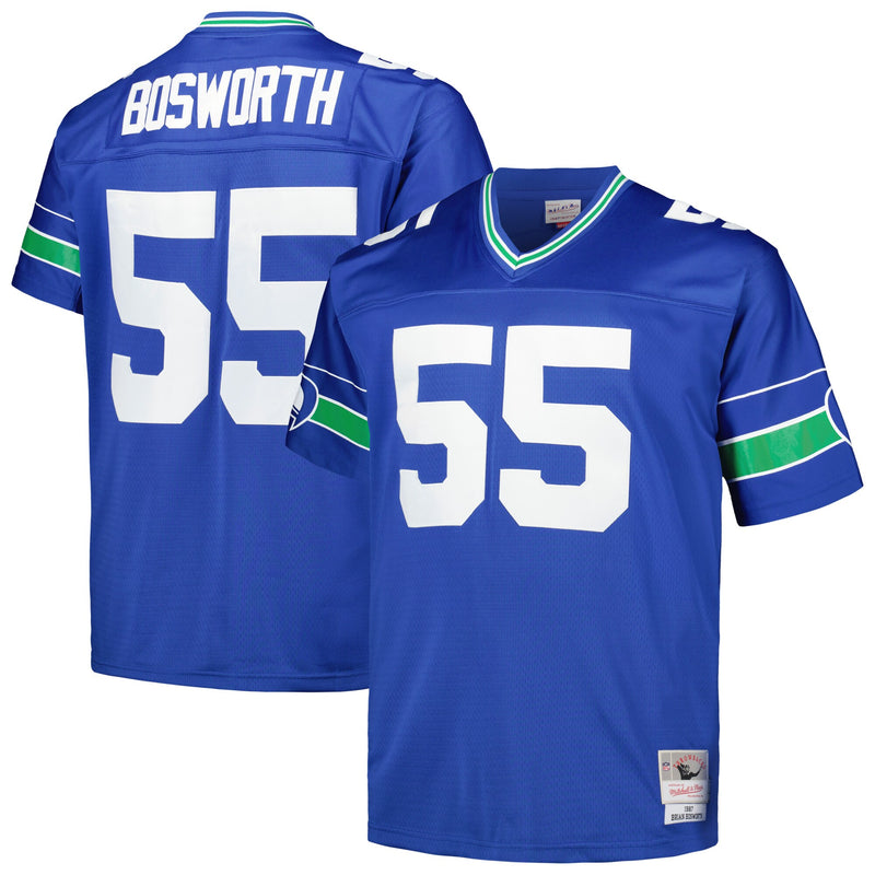 Seattle Seahawks Brian Bosworth Royal jersey – view 1