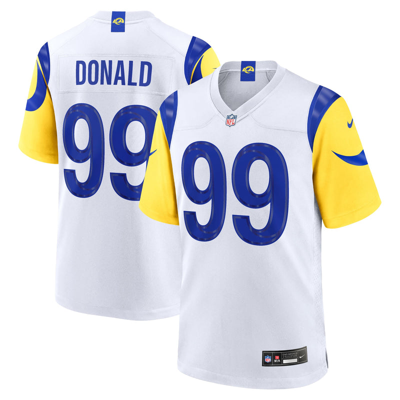 Los Angeles Rams Aaron Donald White jersey – view 1