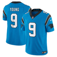 Carolina Panthers Bryce Young Blue jersey – view 2