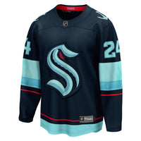 Seattle Kraken Jamie Oleksiak Blue jersey – view 3
