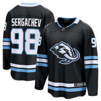 Utah Mammoth Mikhail Sergachev Black jersey – view 1