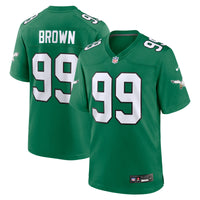 Philadelphia Eagles Jerome Brown Kelly Green jersey – view 2
