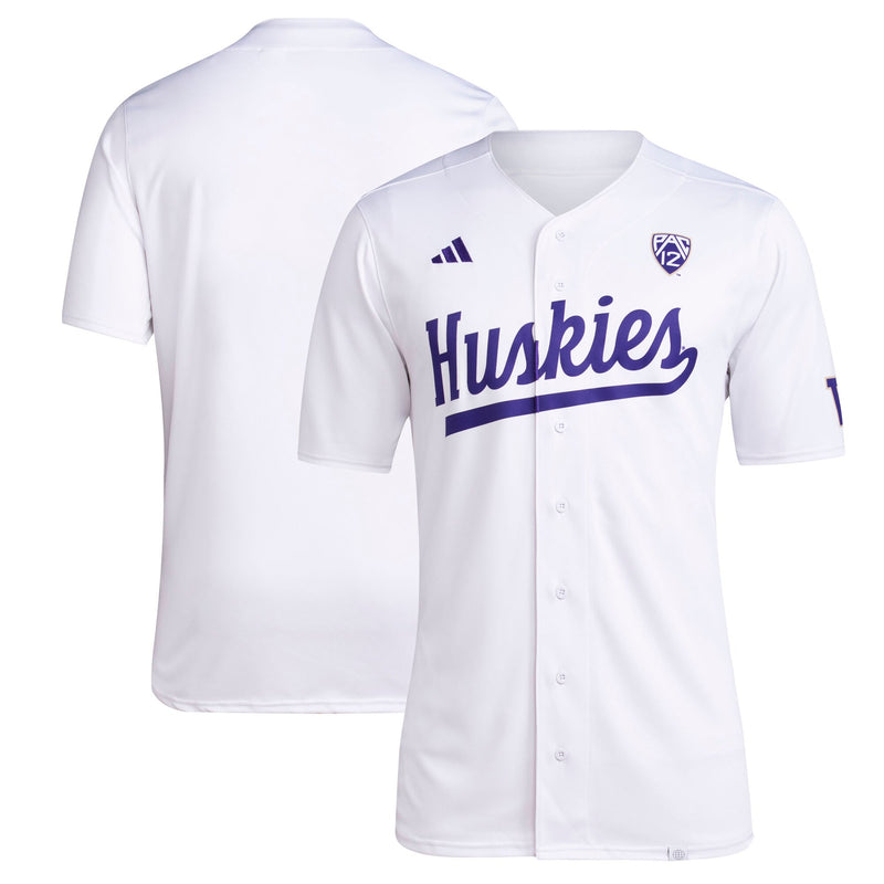 Washington Huskies adidas White jersey – view 1