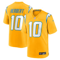 Los Angeles Chargers Justin Herbert Gold jersey – view 2