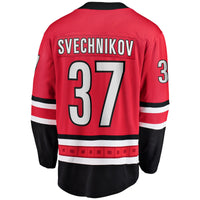 Carolina Hurricanes Andrei Svechnikov Red jersey – view 4