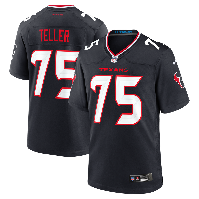 Houston Texans Wyatt Teller Navy jersey – view 1