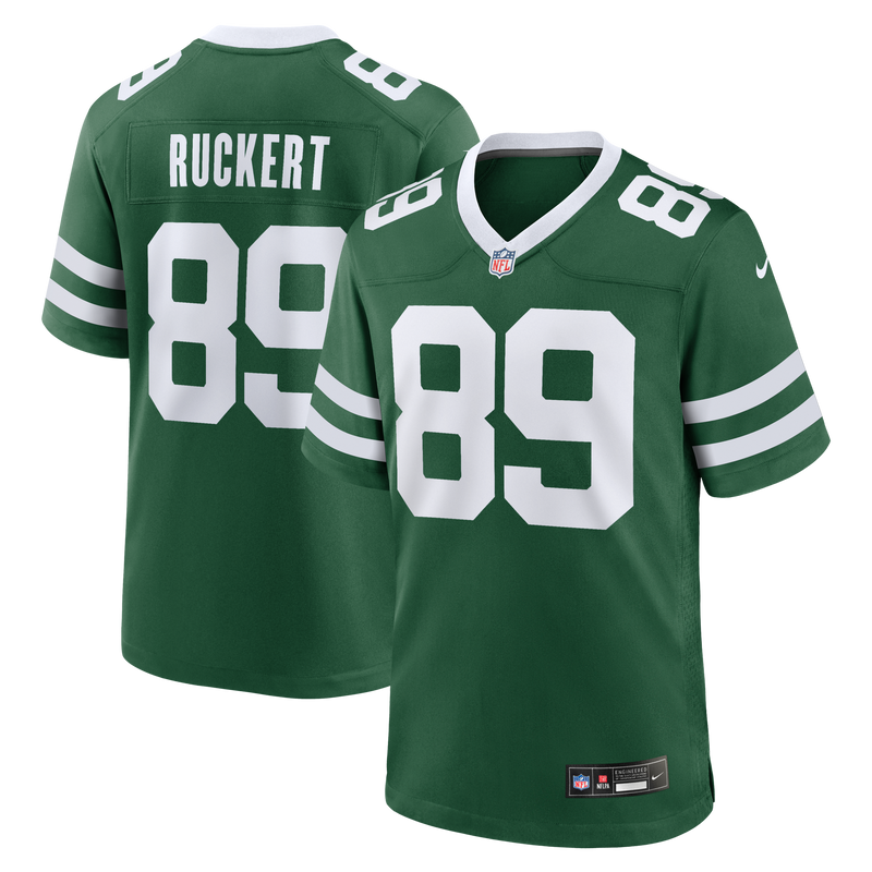 New York Jets Jeremy Ruckert Green jersey – view 1