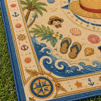 Straw Hat Compass - Luffy's Sunlit Adventure Rug - main