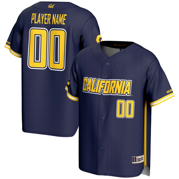 Cal Bears GameDay Greats NIL Pick-A-Player Lightweight Baseball Jersey - Navy
