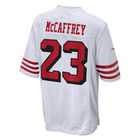 San Francisco 49ers Christian McCaffrey White jersey – view 4