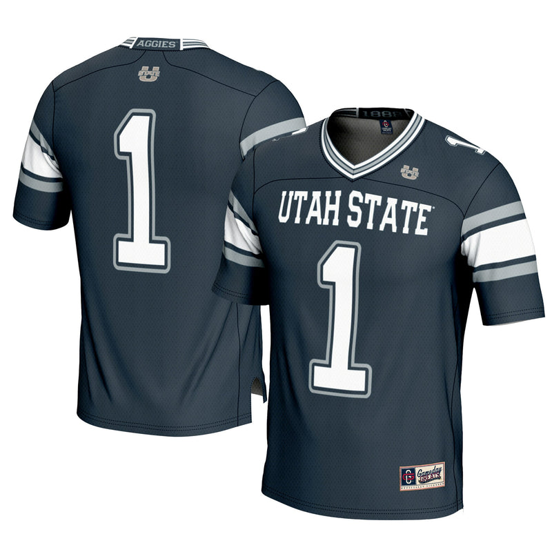 Utah State Aggies Navy jersey – view 1