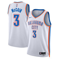 Oklahoma City Thunder Jared McCain - White jersey – view 2