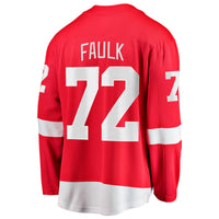 Detroit Red Wings Justin Faulk Red jersey – view 4