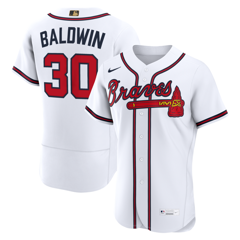 Atlanta Braves Drake Baldwin White jersey – view 1