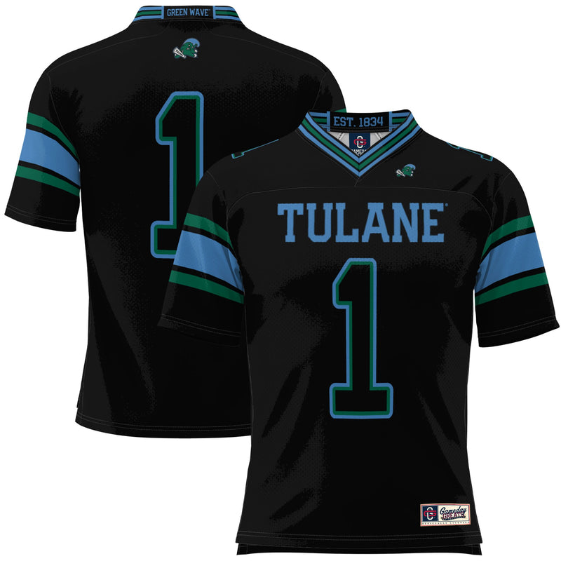 Tulane Green Wave Black jersey – view 1