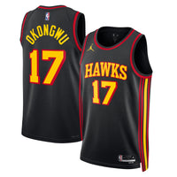 Atlanta Hawks Onyeka Okongwu - Black jersey – view 1