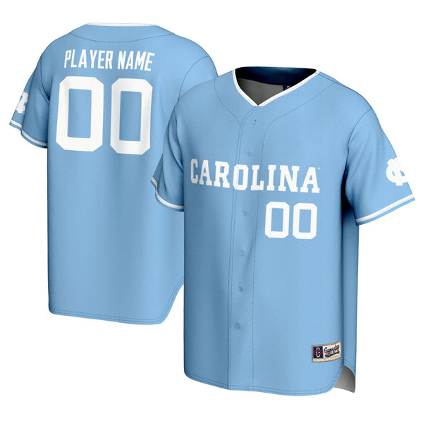 North Carolina Tar Heels GameDay Greats Carolina Blue NIL Pick-A-Player Lightweight Baseball Jersey - Light Blue