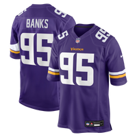 Minnesota Vikings Caleb Banks Purple jersey – view 1
