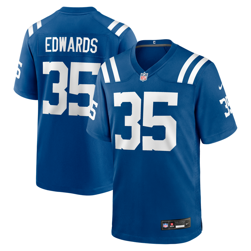 Indianapolis Colts Johnathan Edwards Royal jersey – view 1