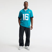 Jacksonville Jaguars Trevor Lawrence Teal jersey – view 5