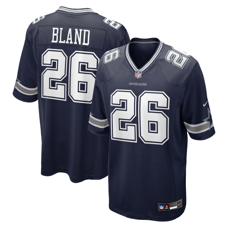 Dallas Cowboys DaRon Bland Navy jersey – view 1