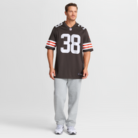 Cleveland Browns Jaleel McLaughlin Brown jersey – view 3