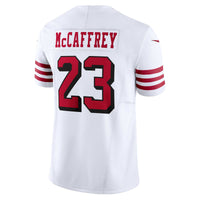 San Francisco 49ers Christian McCaffrey White jersey – view 3