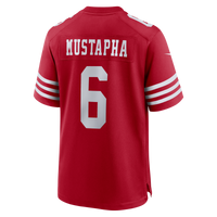 San Francisco 49ers Malik Mustapha Scarlet jersey – view 3