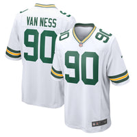 Green Bay Packers Lukas Van Ness White jersey – view 1