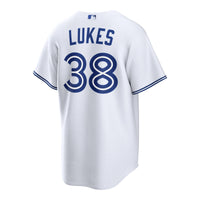 Toronto Blue Jays Nathan Lukes White jersey – view 4
