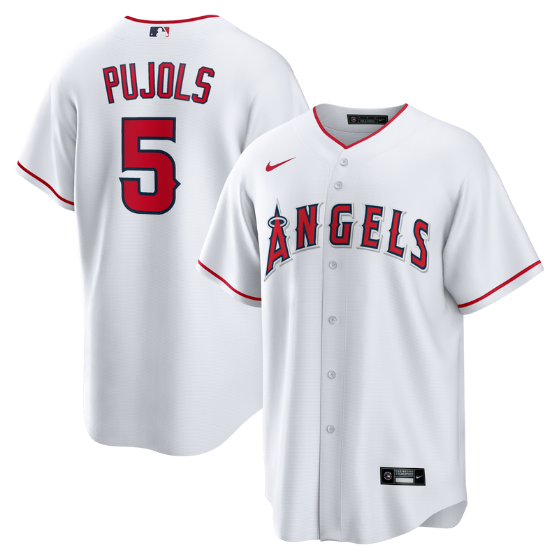 Los Angeles Angels Albert Pujols White jersey – view 1