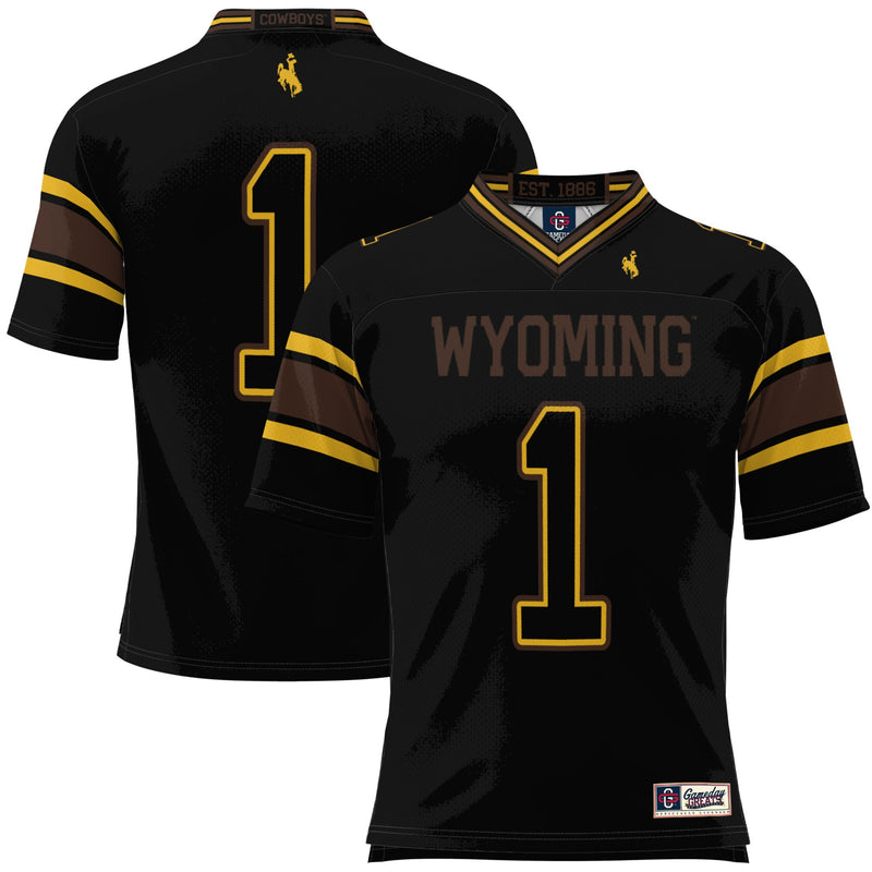 Wyoming Cowboys Black jersey – view 1