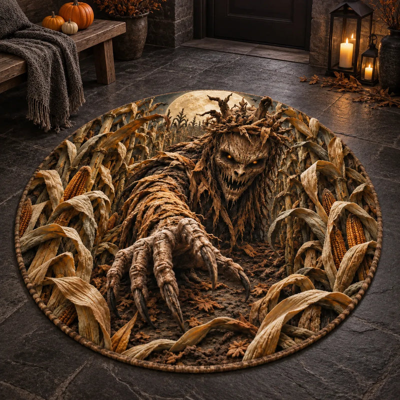 Harvest Nightmare - A Cornfield Horror Rug Built for Impact - main