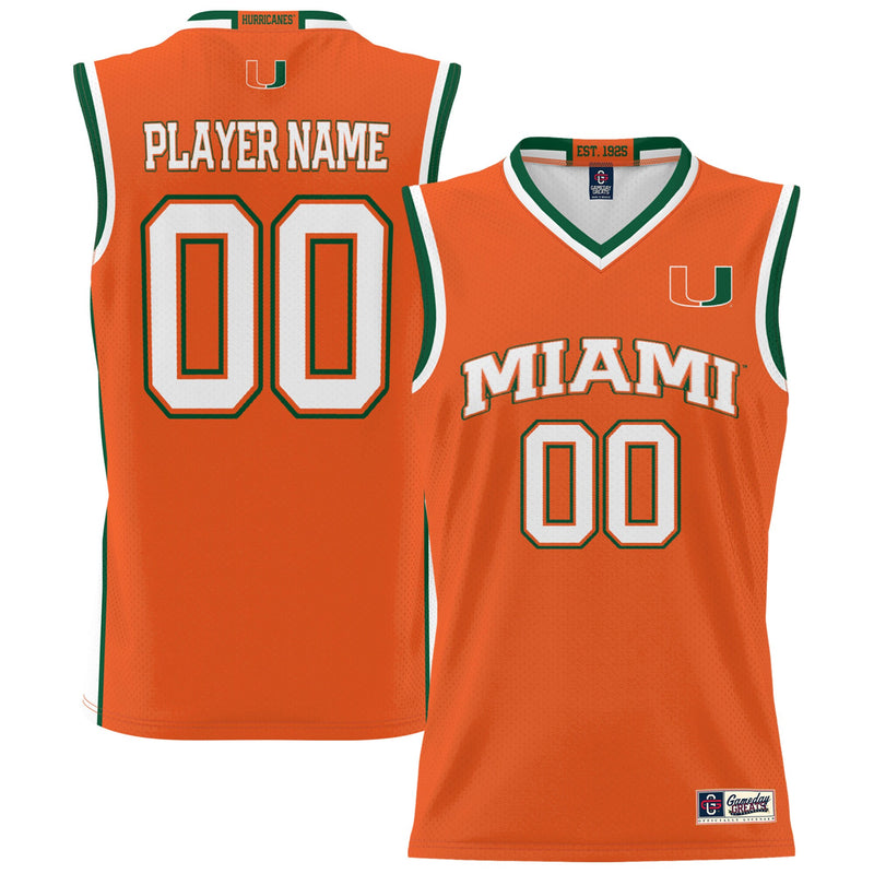 Miami Hurricanes GameDay Greats Orange jersey – view 1