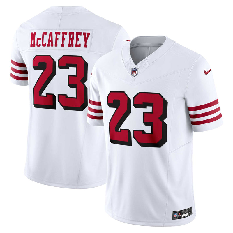 San Francisco 49ers Christian McCaffrey White jersey – view 1