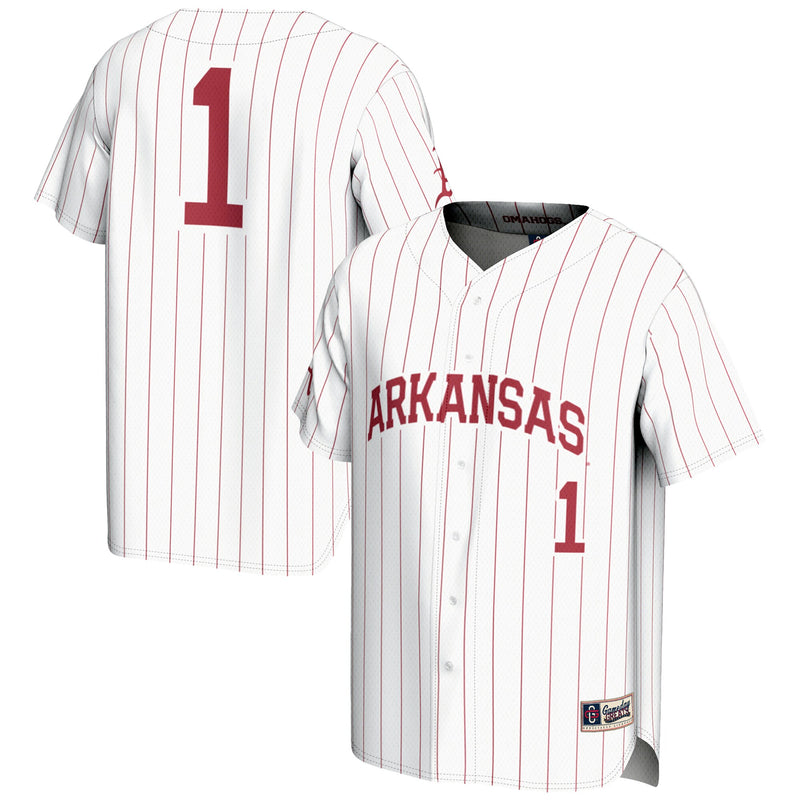 Arkansas Razorbacks White jersey – view 1