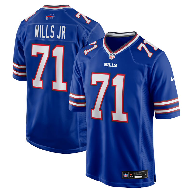Buffalo Bills Jedrick Wills Jr. Royal jersey – view 1