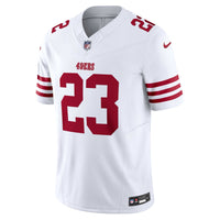 San Francisco 49ers Christian McCaffrey White jersey – view 3